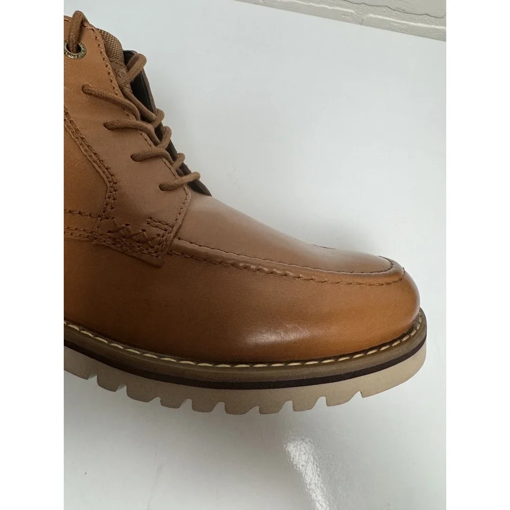 Rockport Shoes Mens Size 9 Brown Leather Chukka Boots TruTech Comfort Casual New